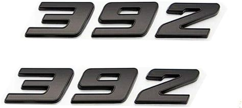 Buy 2pcs 392 Emblems, 3D Badges Door Decal Logo for 392 Nameplate New ...