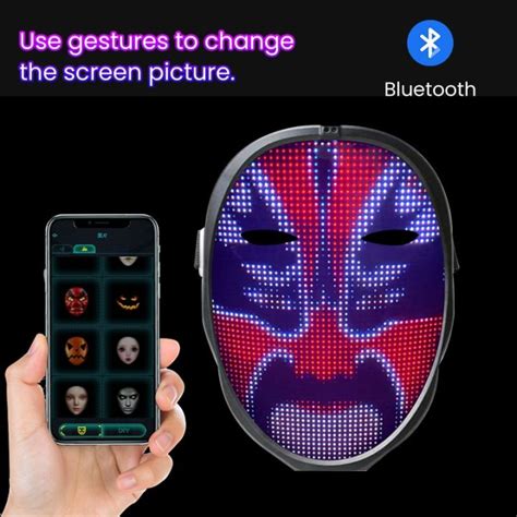 LED Bluetooth Mask 的图像结果