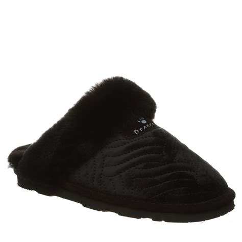 Bearpaw Women's Effie Cozy House Shoes, Fuzzy Bedroom Slippers with Fur ...