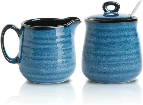 Amazon.com | Glowworm Porcelain Sugar and Creamer Set, 11 Ounce Sugar ...