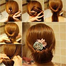 How To Make Your Hair Easier To Style by How To Diy Easy Twisted Hair Bun Hairstyle How To Make Your Hair Easier To Style