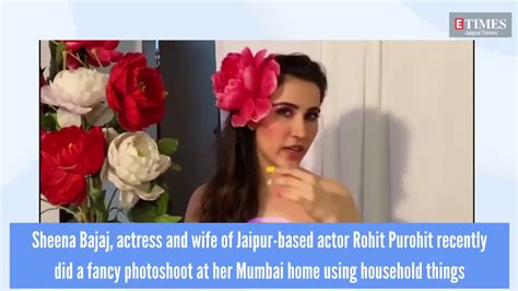 Actress Sheena Bajaj shares how to do a fancy photoshoot at home ...