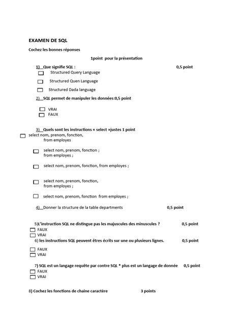 SQL Exam 的图像结果
