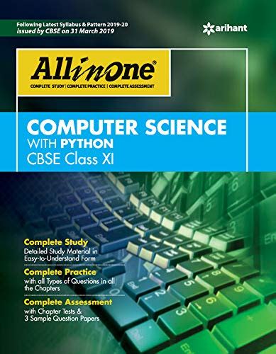 All In One COMPUTER SCIENCE With PYTHON CBSE Class 11th : Arihant ...