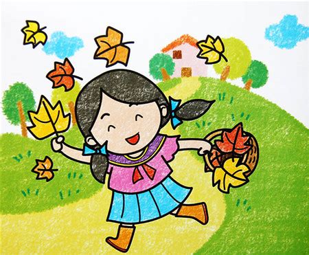 【秋天的图画】关于秋天的画_秋天的图画图片_儿童画秋天的图画_太平洋亲子网