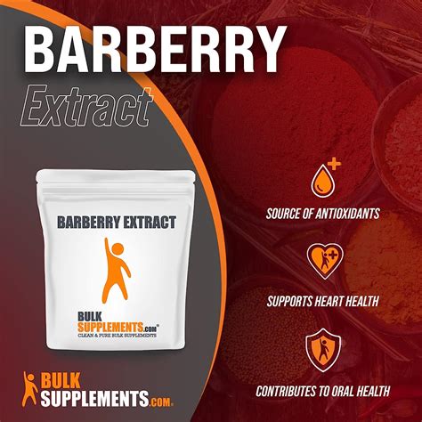 Buy BulkSupplements.com Barberry Extract Powder - Berberis Vulgaris ...