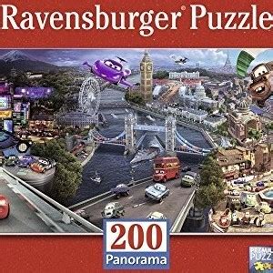 RAVENSBURGER Disney Cars Panoramic Puzzle (200 Piece) - Disney Cars ...