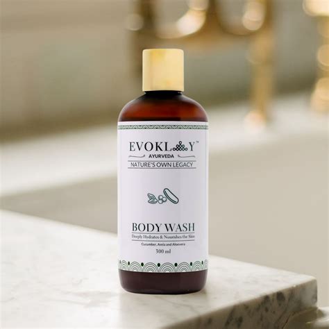Body Wash with Cucumber, Amla & Aloe Vera | Herbal Natural Body Cleans ...