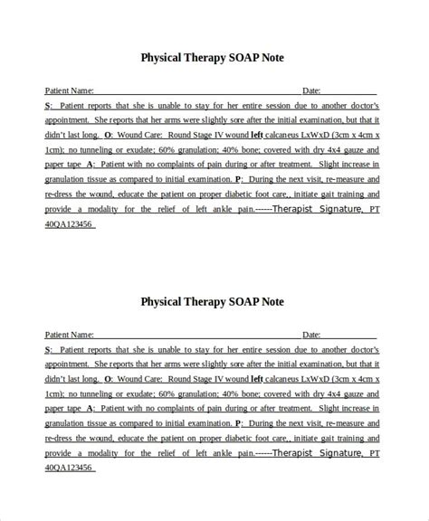 Image result for Outpatient Soap Note Example