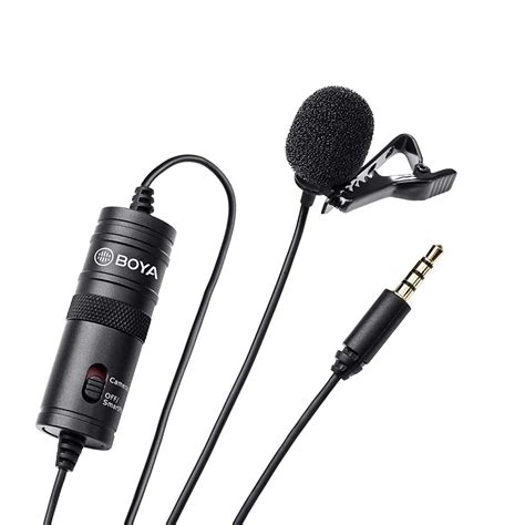 BOYA BY-M1 Clip-On Microphone for DSLR Camera/Smartphone/Camcorder ...