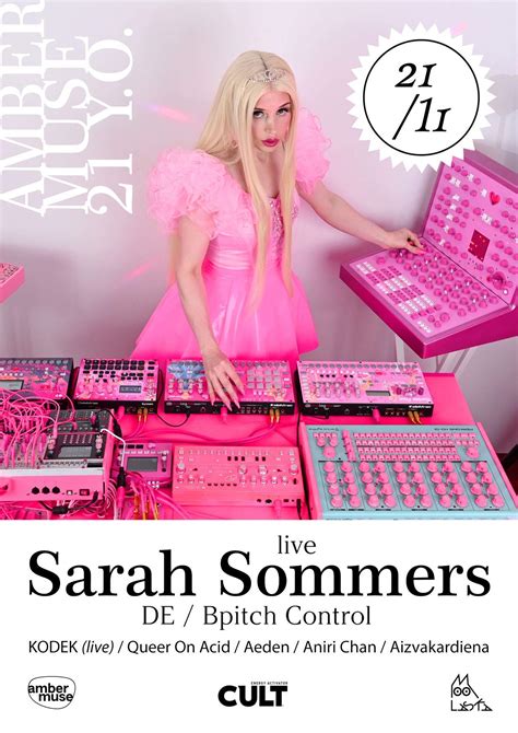 Amber Muse's 21: Sarah Sommers (DE) live + KODEK b2b Baseck (USA) live at Laska V21, Riga