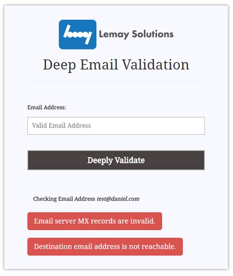 How to Validate a Email 的图像结果