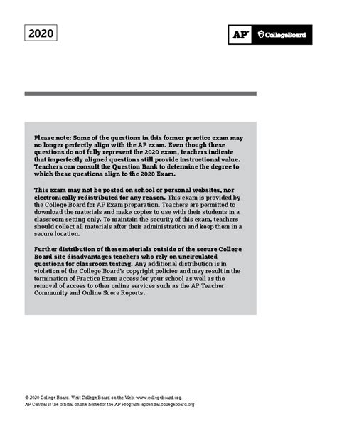 AP Microeconomics 2019 Practice Exam Instructions and Guidelines - Studocu