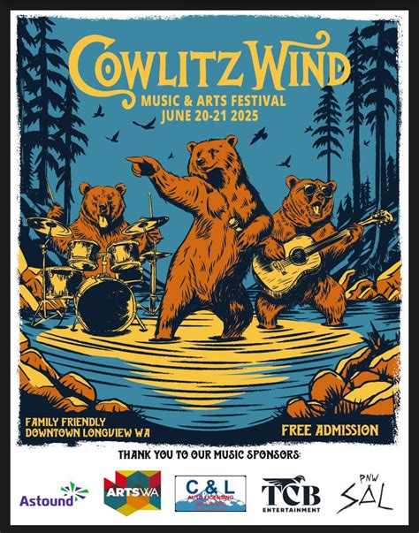 FJ @ the Cowlitz Wind Music & Arts Festival (Time TBA), Downtown ...