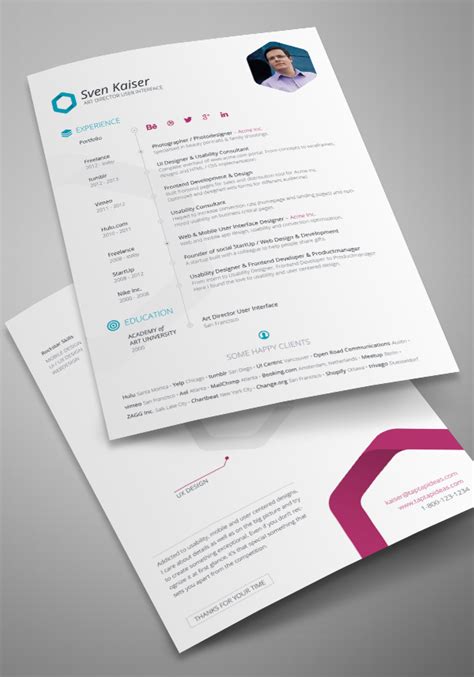 Image result for CurriculumVitae Template InDesign