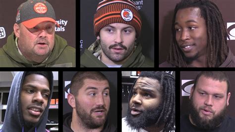 Watch the Browns talk about their showdown with the Steelers, and some ...