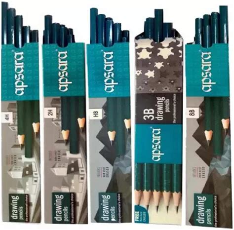 APSARA 10 8B DRAWING PENCILS+10 3B DRAWING PENCILS+10 HB DRAWING ...