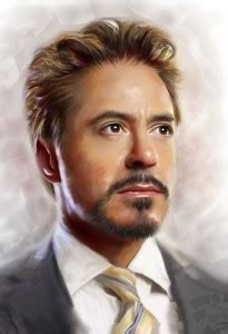 Poster Tony Stark - Robert Downey Digital Art (Large Poster, 300GSM ...