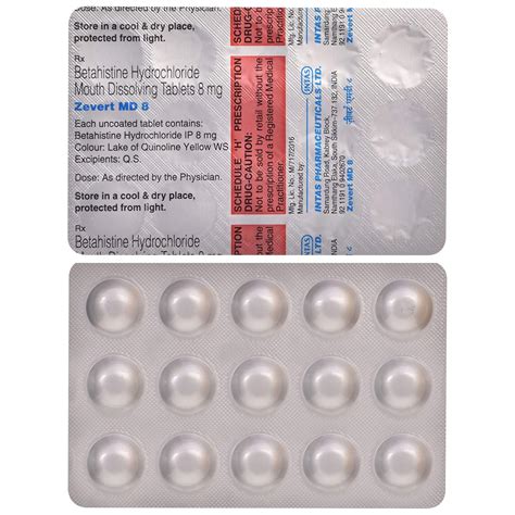 Zevert MD 8 - Strip of 15 Tablets : Amazon.in: Health & Personal Care