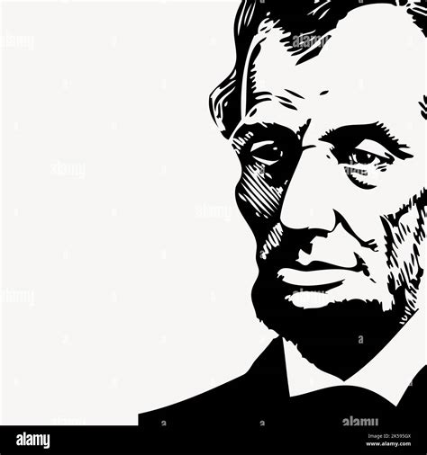 Abraham lincoln clipart Black and White Stock Photos & Images - Alamy