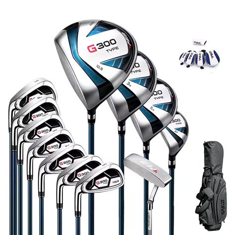 PGM Men's Complete Golf Club Sets - 12 Pieces - 3 Wood (#1,3,5), 1 ...