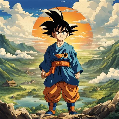 (Portrait)(Son Goku)(dragon ball) - AI Generated Artwork - NightCafe ...