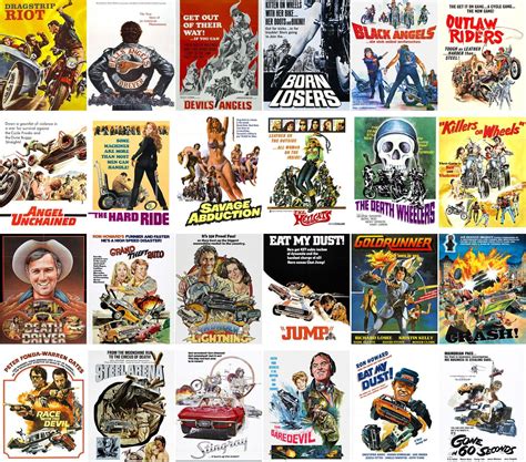 Buy Large Stickers (24 pcs 2.5x3.5) Bikers and Racing Car Crash Vintage ...