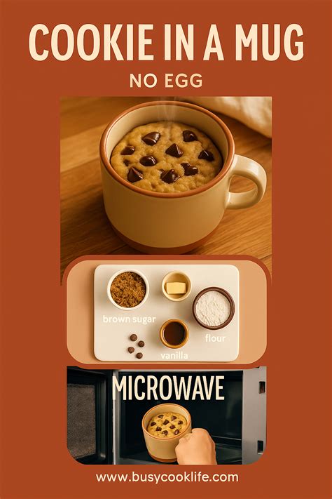 Cookie in a Mug Recipe No Egg – 5-Min Quick & Cozy Treat