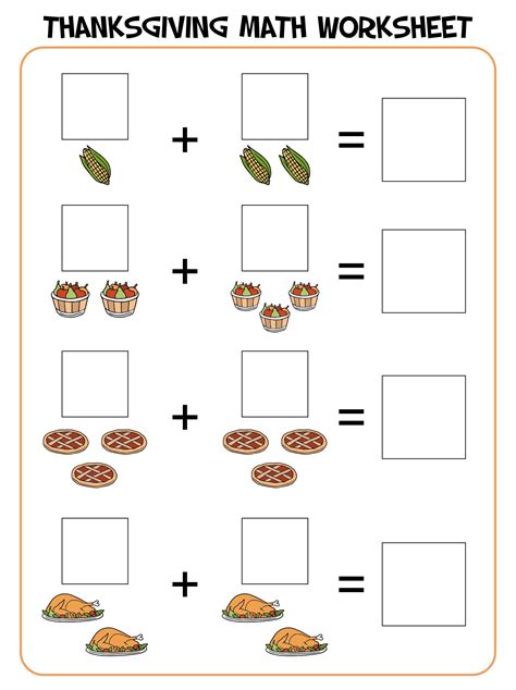 Thanksgiving Math Worksheets For Kindergarten - 10 Free PDF Printables ...