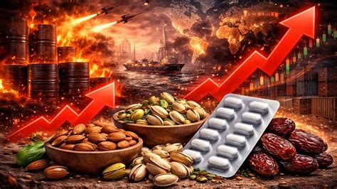 Dry Fruits 50% Costlier Ahead Of Eid, Iran War Hits Paracetamol - Dry ...