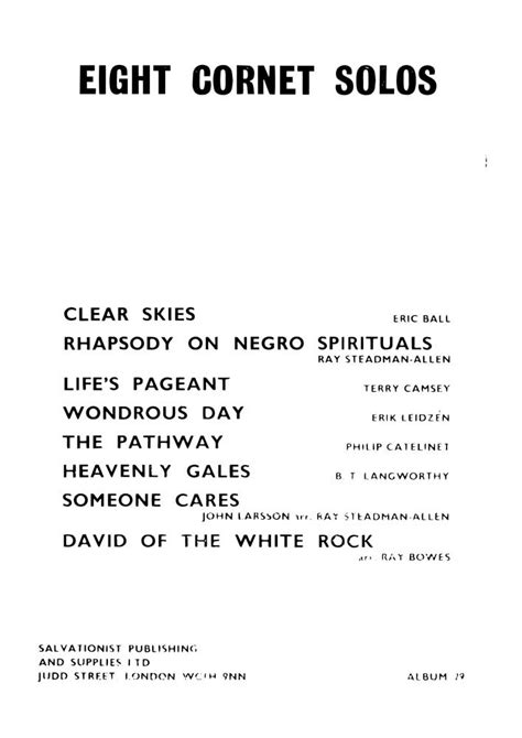 Cornet Solos 的图像结果