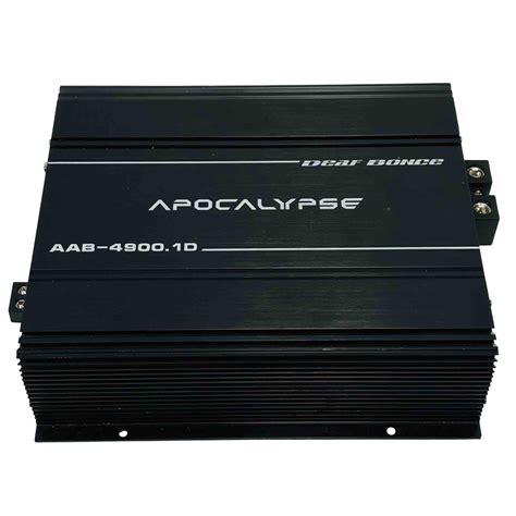Deaf Bounce Apocalypse AAB-4900.1D Mono 5,000-Watt RMS Car Audio Amplifier
