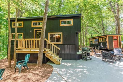 River Retreat Tiny Homes:Wood Sauna/Rec Room/River - Tiny houses for ...