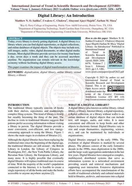 Image result for Library Journal Introduction