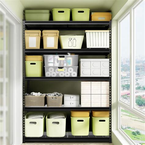 WORKPRO 4000 lbs 5-Tier Metal Shelving Unit, 72”H India | Ubuy