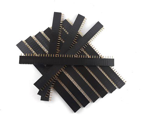 SME 10 Pics Female Pin Header 40 Pin strip Single Row 2.54mm pin Header ...