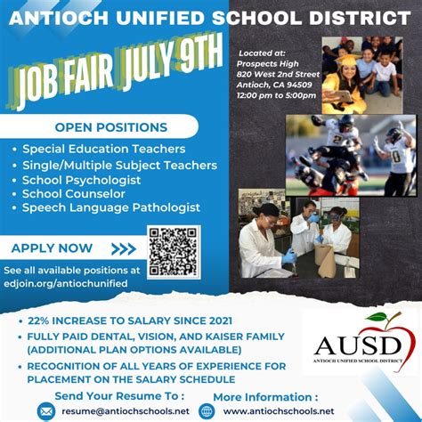 Antioch Unified School District Job Fair July 9 | Antioch Herald