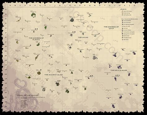 Sea of thieves map