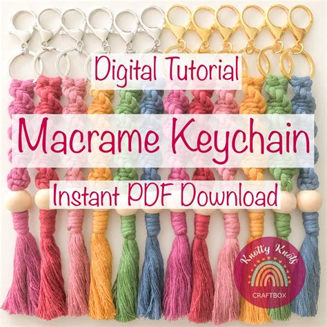 Image result for Macrame Printable Patterns Keychain