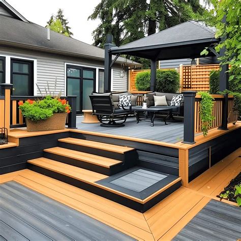 30+ Creative Two-Tone Deck Stain Ideas for a Unique Look - HearthandPetals
