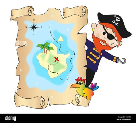 Treasure map kids hi-res stock photography and images - Alamy