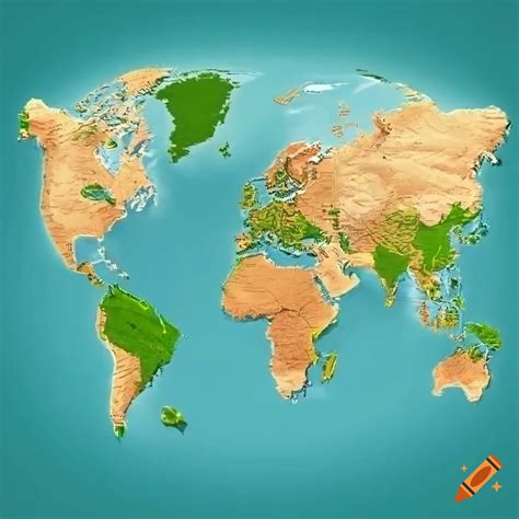 Realistic World Map 的图像结果