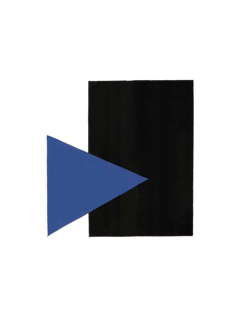 Supremacism (Black Rectangle, Blue Triangle), 1915 by Kasimir Malevitc ...