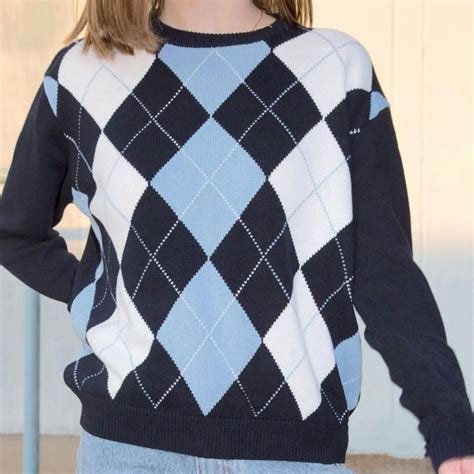 brandy argyle sweater | Sweaters for women, Argyle sweater women ...