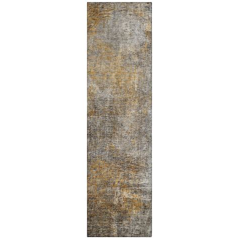 Addison Rugs Chantille ACN593 Gray 2'3" x 7'6" Indoor Outdoor Runner ...