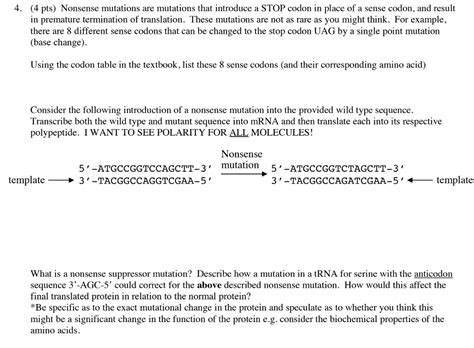Image result for Stop Codons Nonsense Mutations