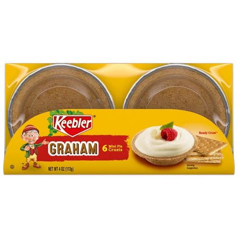 Keebler Ready Crust Mini Graham Pie Crusts, 6 Count - Walmart.com