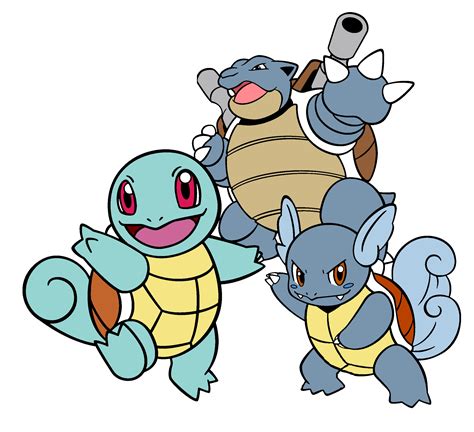 Squirtle Evolution Names
