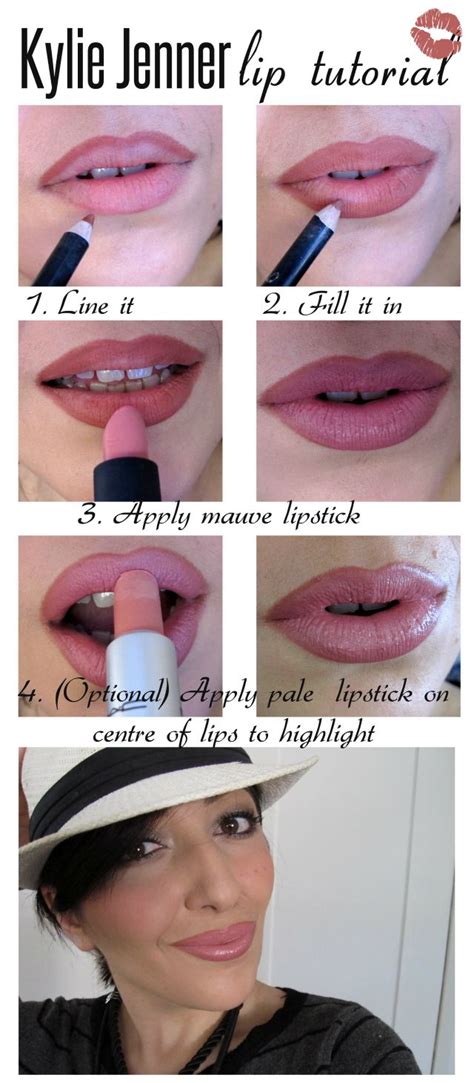 Image result for Kendall Jenner Lips Tutorial
