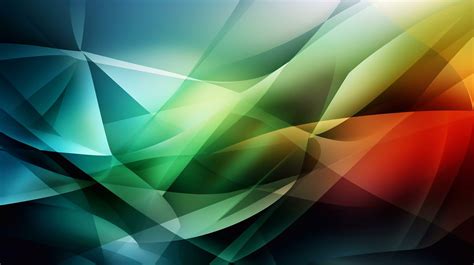 Ethereal Fusion of green, red and white blue Colors Abstract Background ...